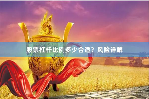 股票杠杆比例多少合适？风险详解